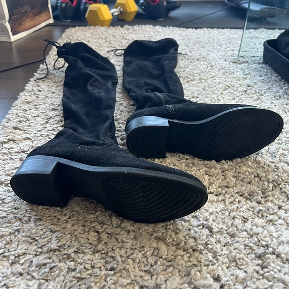 Lexi & Abbie Over The Knee Boots in Black - Picture 7 of 8